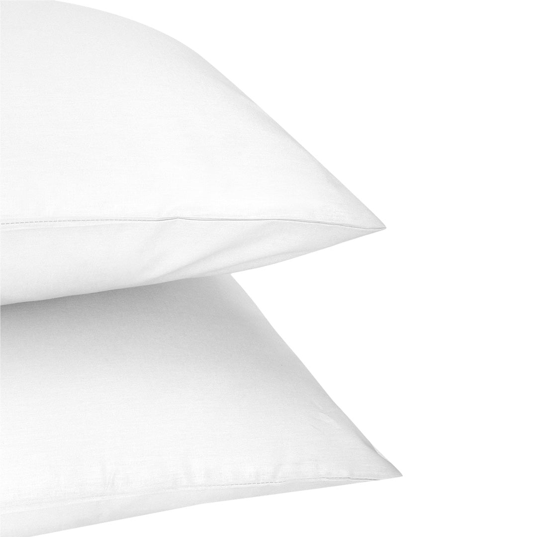 Freesia 2'li Yastık Kılıfı Beyaz