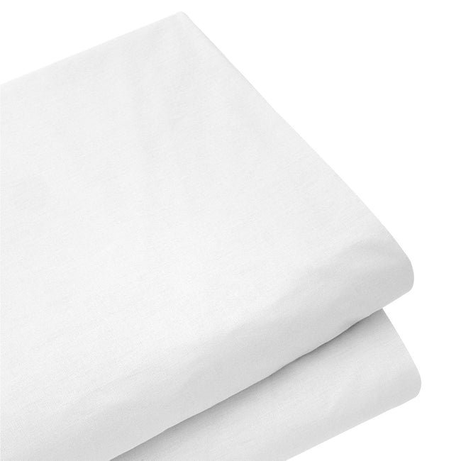 Freesia Tek Kişilik Ranforce Lastikli Çarşaf 100x200+35 cm Beyaz