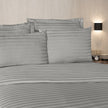 Always Double Satin Duvet Cover Set Grey (6 Pieces)
