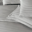 Always Double Satin Duvet Cover Set Grey (6 Pieces)