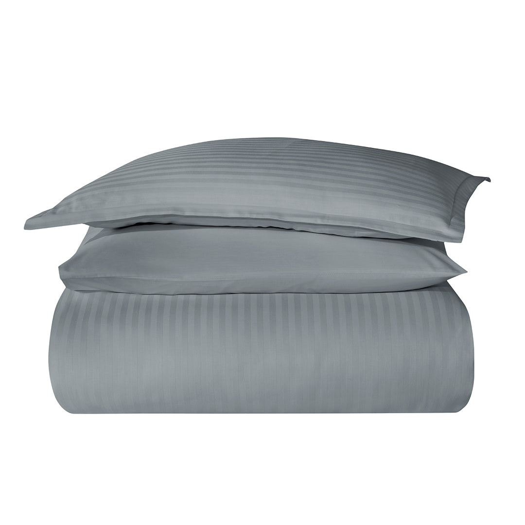 Infinity Çift Kişilik Poplin Nevresim Takımı Gri (6 Parça)