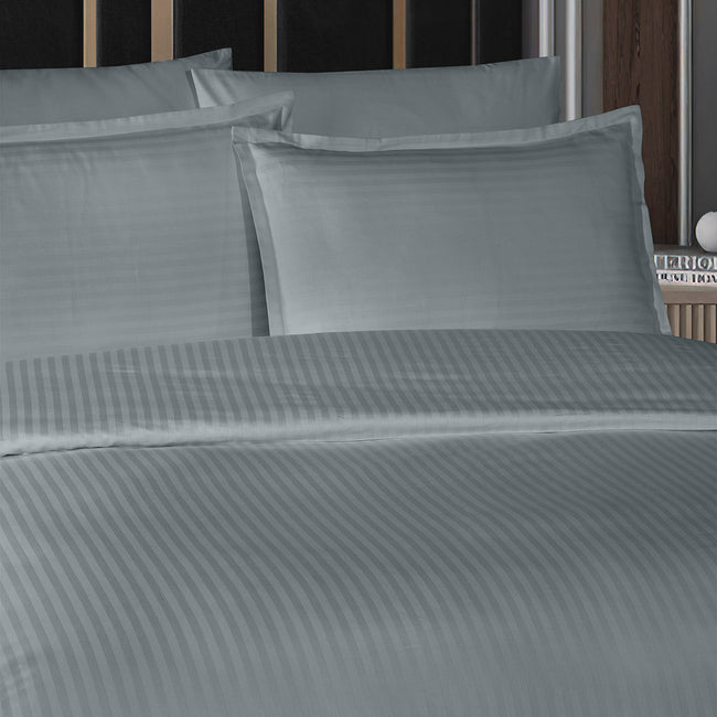 Infinity Tek Kişilik Poplin Nevresim Takımı Gri (4 Parça)