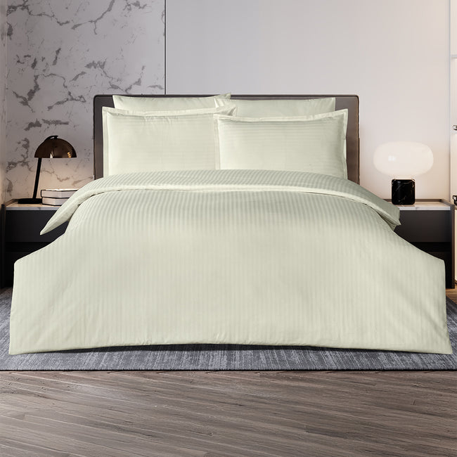 Infinity Tek Kişilik Poplin Nevresim Takımı Ekru (4 Parça)
