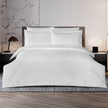 Infinity Double Poplin Duvet Cover Set White (6 Pieces)