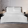 Infinity Double Poplin Duvet Cover Set White (6 Pieces)