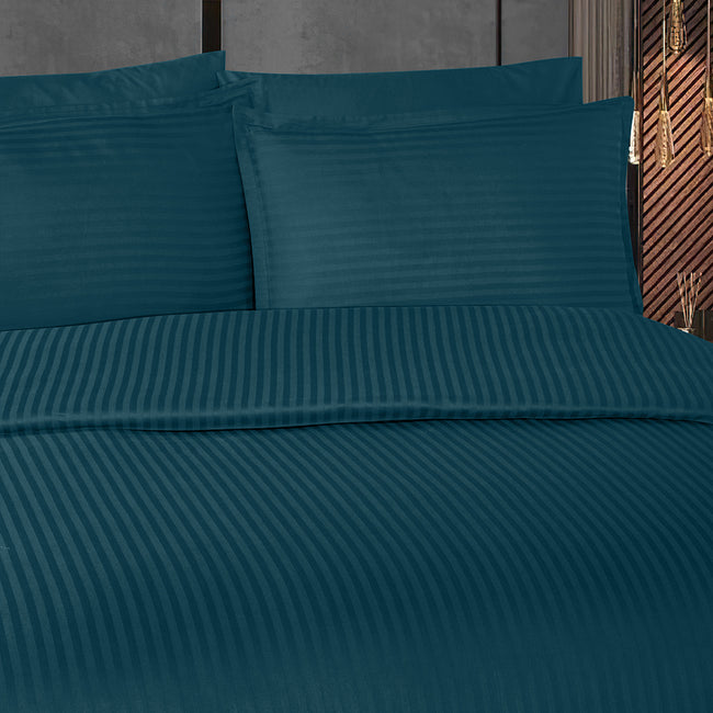 Infinity Tek Kişilik Poplin Nevresim Takımı Petrol (4 Parça)