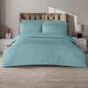 Infinity Double Poplin Duvet Cover Set Mint (6 Pieces)