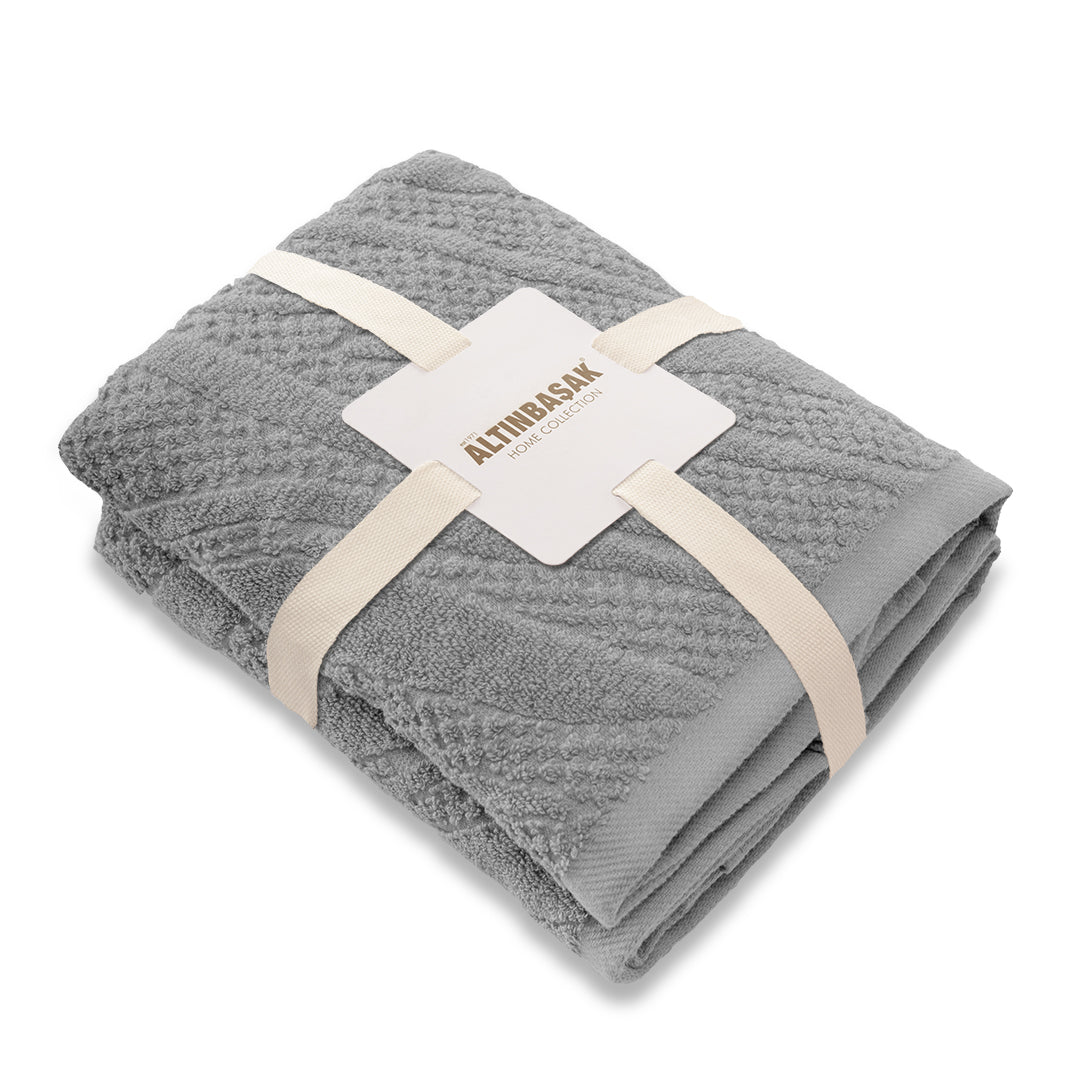 طقم مناشف يد 2 قطع %100 قطن