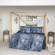 Kora Double Ranforce Duvet Cover Set Navy (4 Pieces)