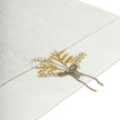 Laurel Bamboo Embroidered Hand Towel