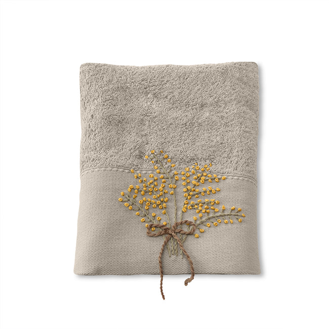 Laurel Bambu Nakışlı El Havlusu