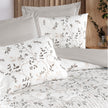 Linea Double Ranforce Duvet Cover Set Beige (4 Pieces)