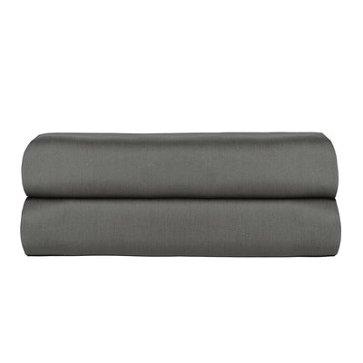 Linestyle Tek Kişilik %100 Pamuk Saten Lastikli Çarşaf 120x200+35 cm Antrasit
