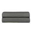 Linestyle King Size %100 Pamuk Saten Lastikli Çarşaf 200x200+35 cm Antrasit