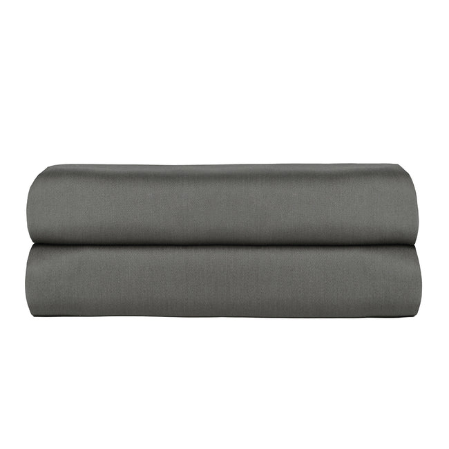 Linestyle King Size %100 Pamuk Saten Lastikli Çarşaf 200x200+35 cm Antrasit