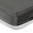 Linestyle King Size %100 Pamuk Saten Lastikli Çarşaf 200x200+35 cm Antrasit
