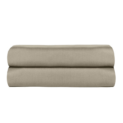 Linestyle Çift Kişilik %100 Pamuk Saten Lastikli Çarşaf 160x200+35 cm Bej