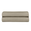 Linestyle Çift Kişilik %100 Pamuk Saten Lastikli Çarşaf 160x200+35 cm Bej