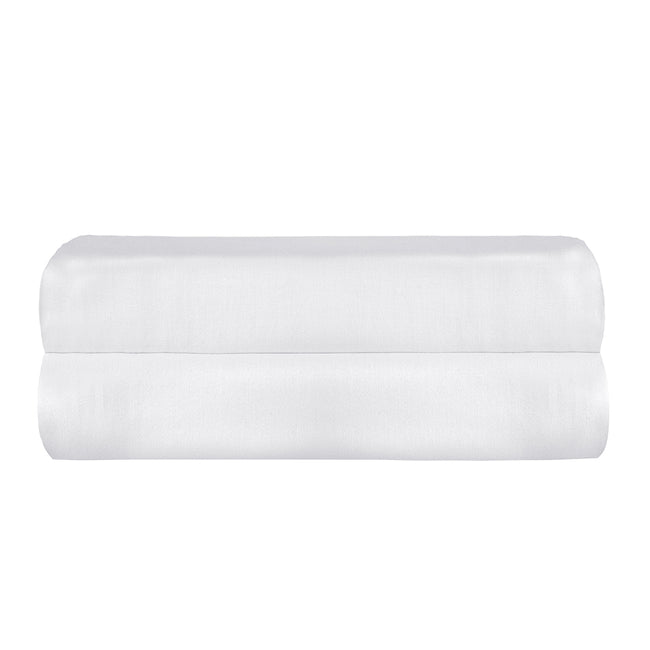 Linestyle Çift Kişilik %100 Pamuk Saten Lastikli Çarşaf 160x200+35 cm Beyaz