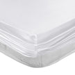 Linestyle Çift Kişilik %100 Pamuk Saten Lastikli Çarşaf 160x200+35 cm Beyaz