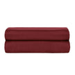 Linestyle Çift Kişilik %100 Pamuk Saten Lastikli Çarşaf 160x200+35 cm Bordo