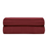 Linestyle Çift Kişilik %100 Pamuk Saten Lastikli Çarşaf 160x200+35 cm Bordo
