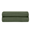 Linestyle Single 100% Cotton Sateen Fitted Sheet 100x200+35 cm Khaki