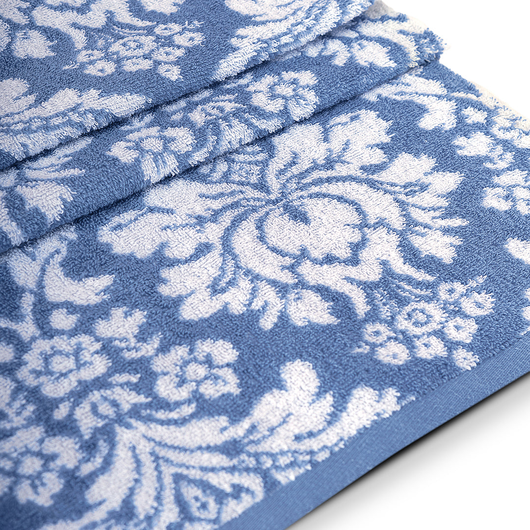 Luce %100 Pamuk İplik Boyalı Banyo Havlusu Seti 3'lü