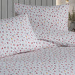 Lunares Double %100 Cotton Ranforce Duvet Cover Set Lilac (3 Pieces)