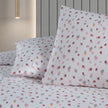 Lunares Double %100 Cotton Ranforce Duvet Cover Set Lilac (3 Pieces)