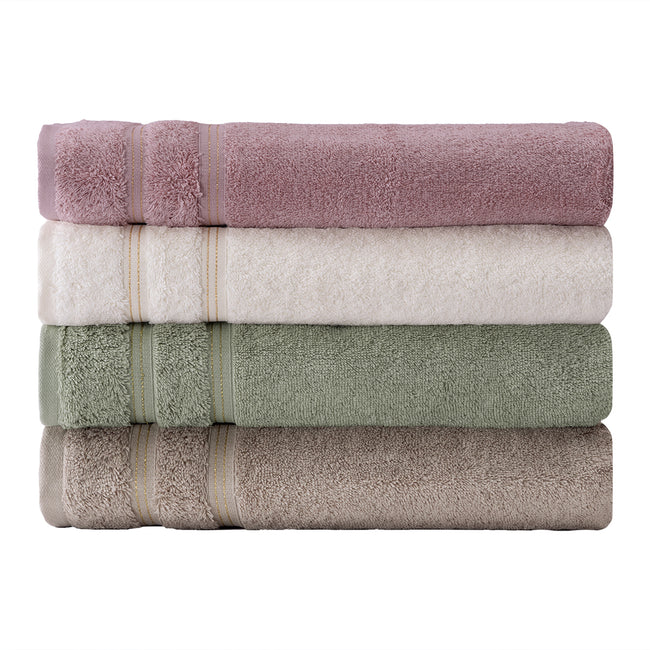 Maddy %100 Pamuk 4'lü Banyo Havlusu Seti