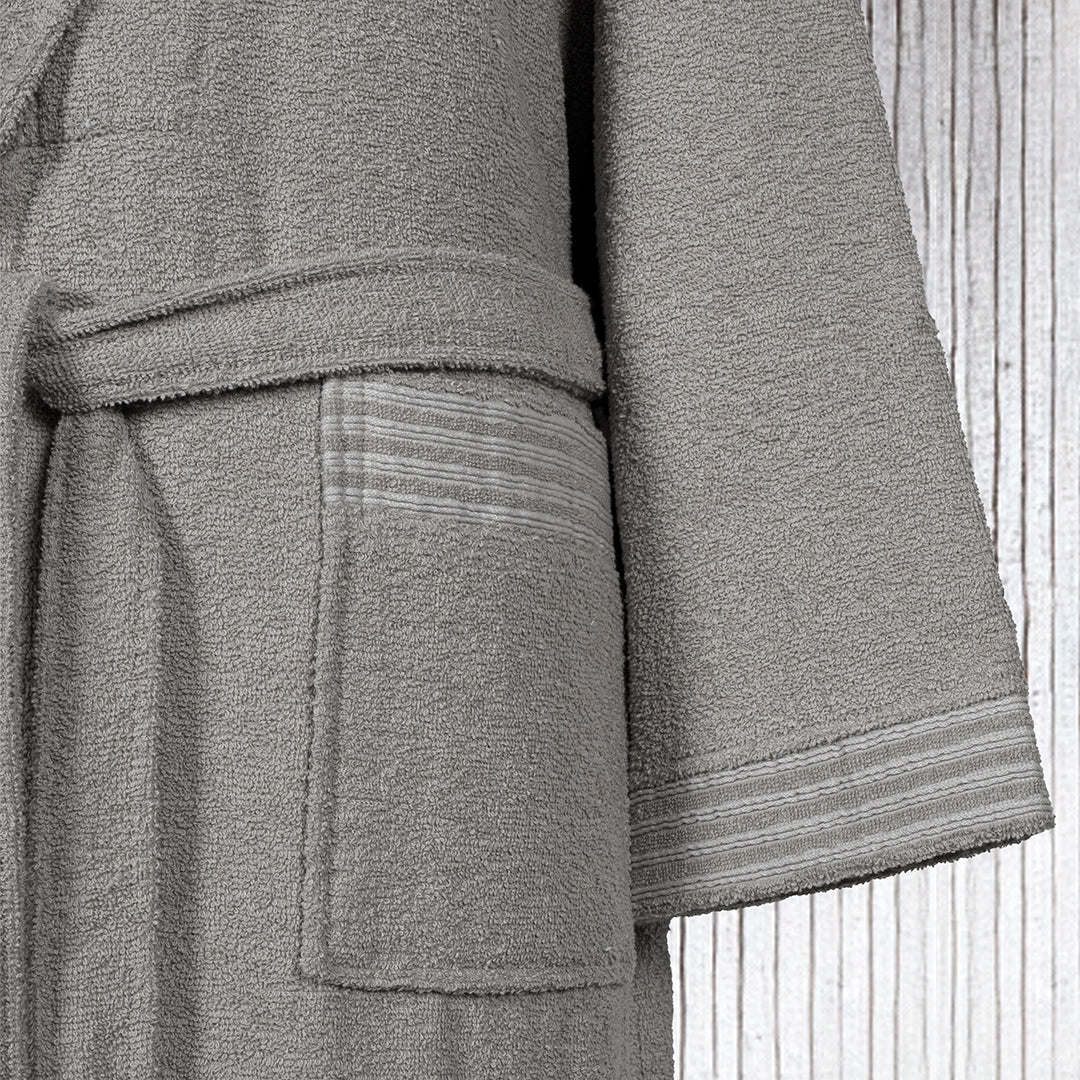 Mark Plus Size Unisex Bathrobe Beige