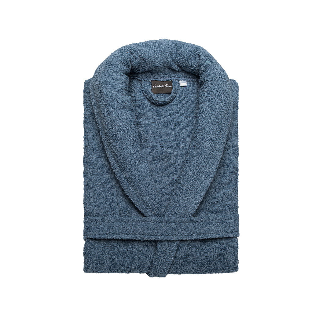 Халат унисекс Mark большого размера, синий