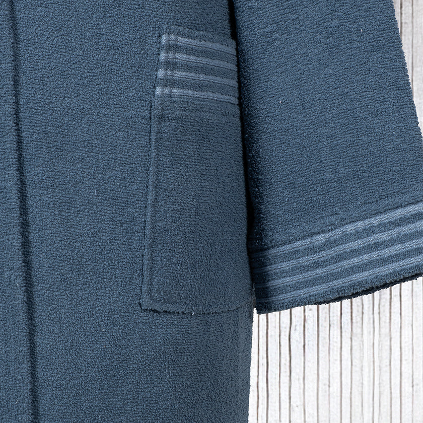 Халат унисекс Mark большого размера, синий