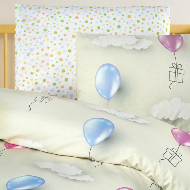 Mimo %100 Pamuk Ranforce Bebek Nevresim Takımı Renkli (4 Parça)