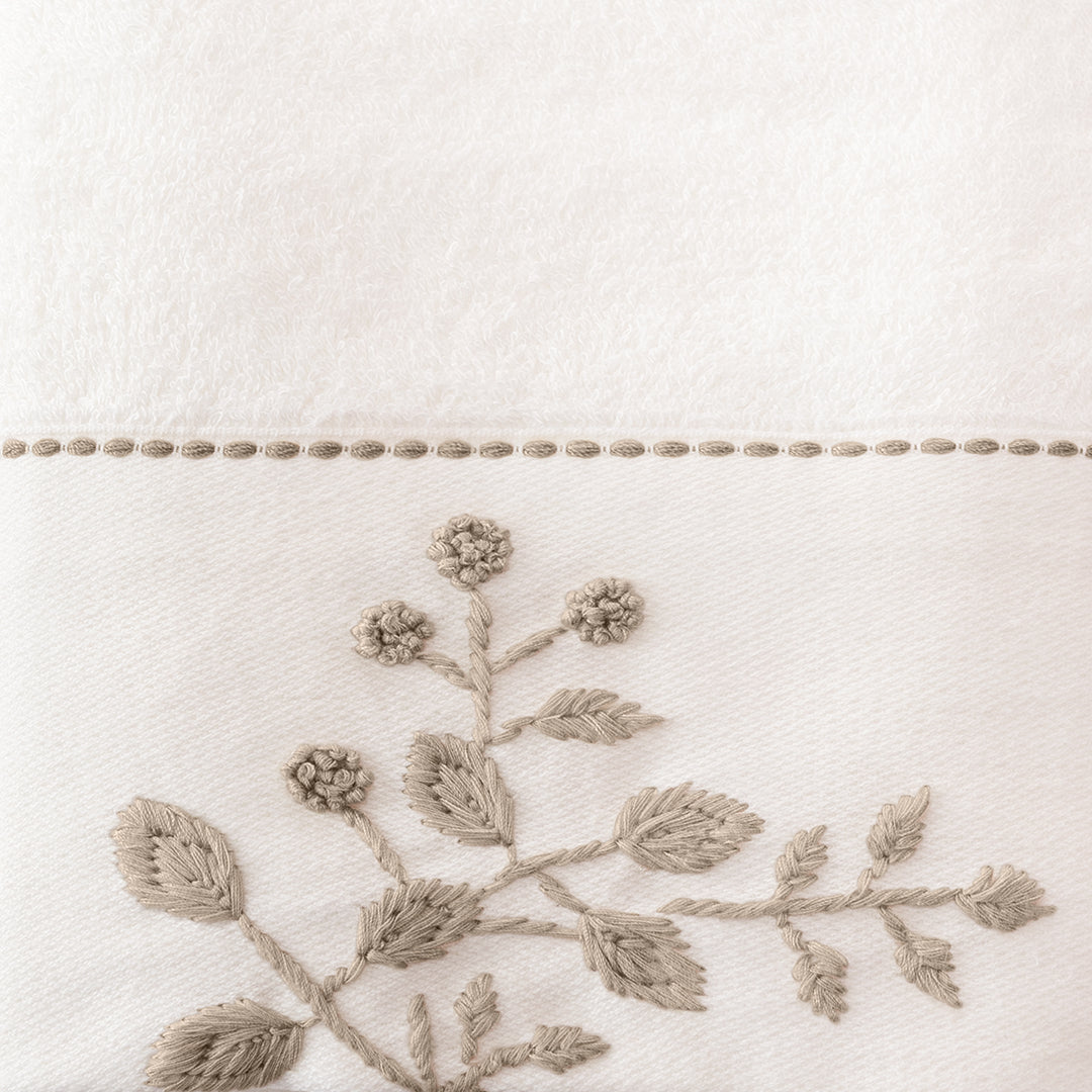 Noble Bambu Nakışlı El Havlusu