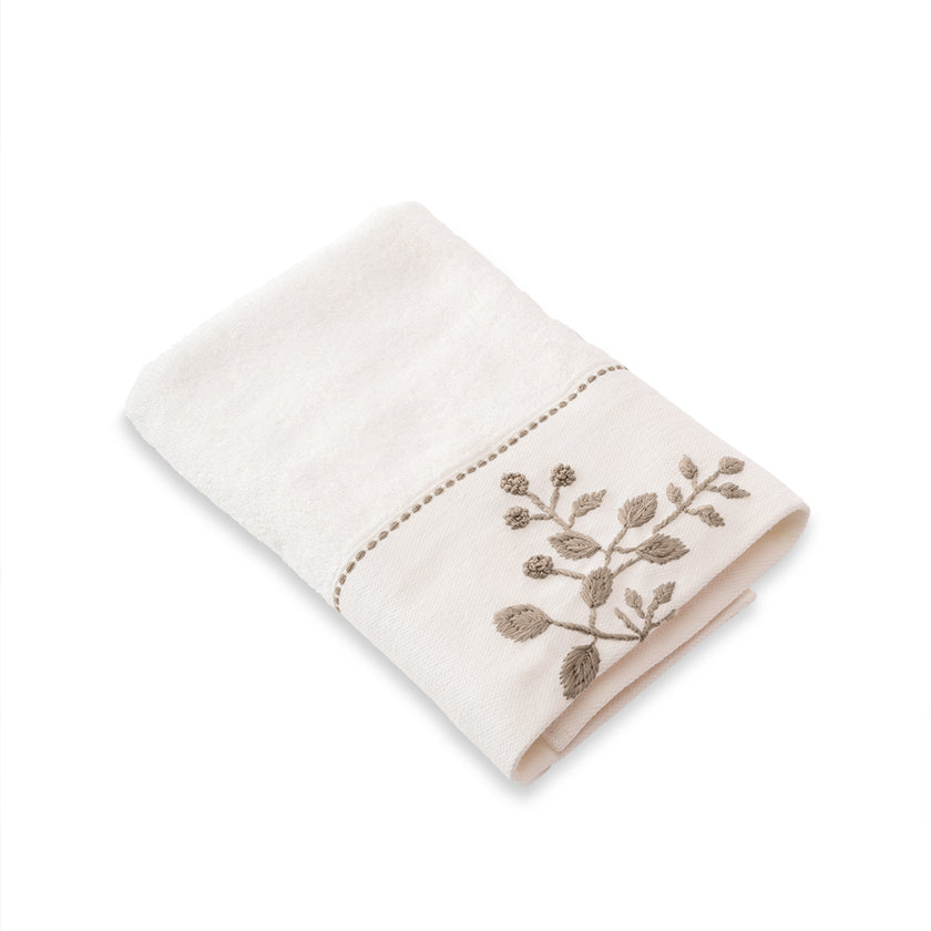 Noble Bambu Nakışlı El Havlusu