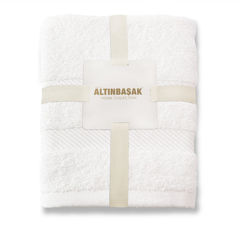 نوري %100 قطن مجموعة من منشفتين