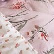 Ophelia Double Ranforce Duvet Cover Set Light Powder Pink (4 Pieces)