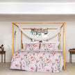 Ophelia Double Ranforce Duvet Cover Set Light Powder Pink (4 Pieces)