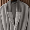Orion Bamboo Unisex Bathrobe Gray