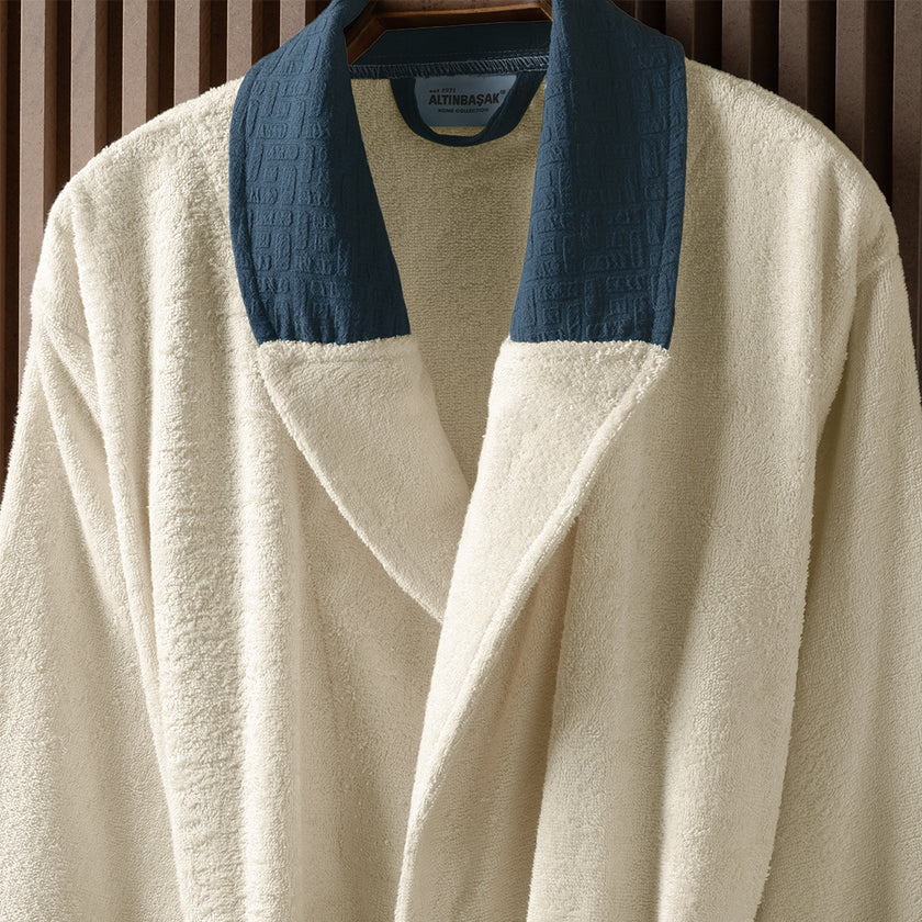 Orion Bambu Unisex Bornoz Ekru