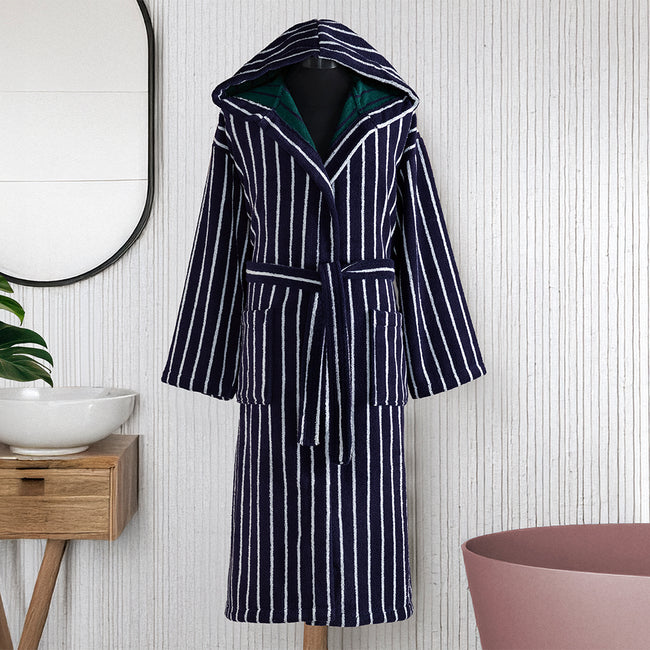 Palm %100 Pamuk Bornoz Lacivert