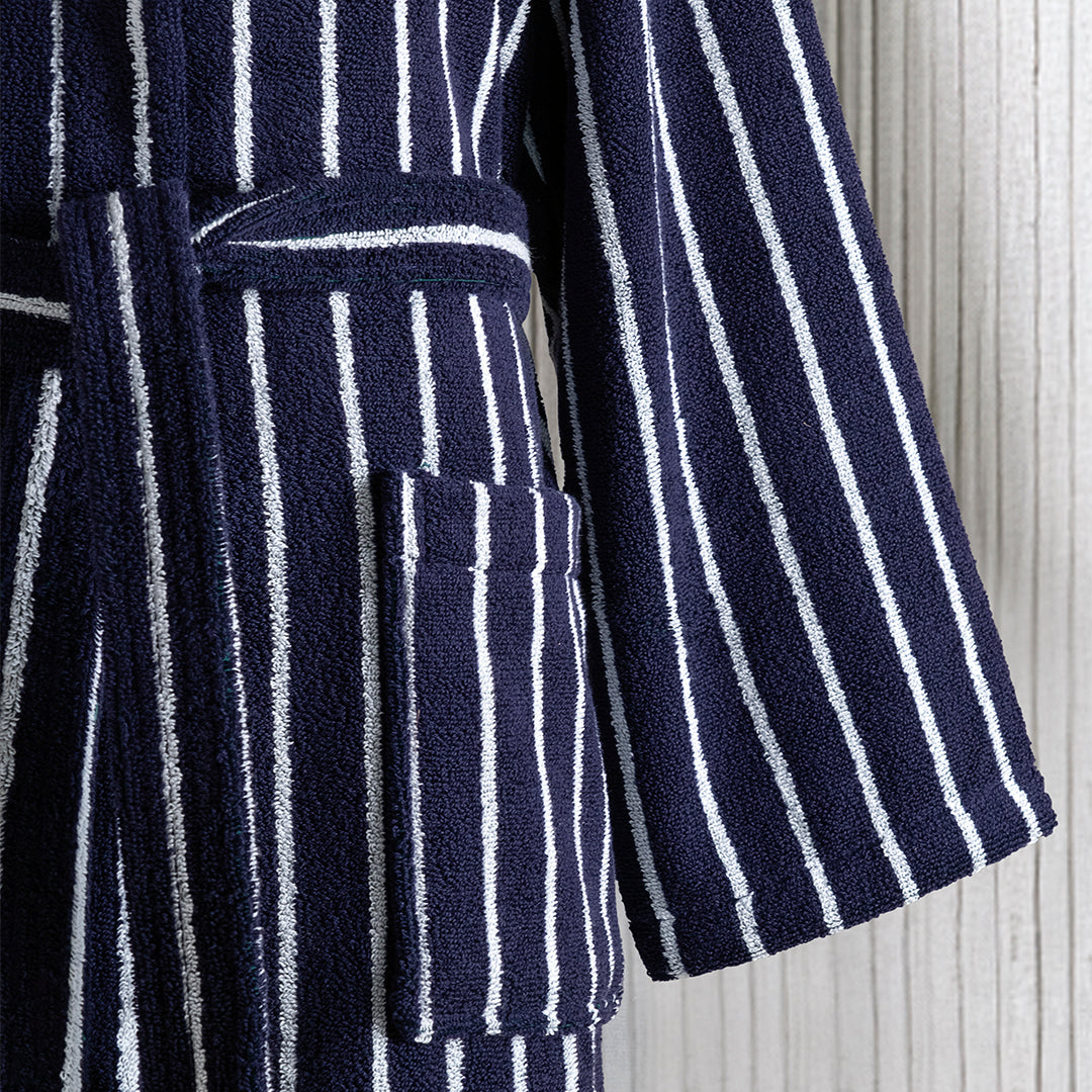 Palm %100 Pamuk Bornoz Lacivert