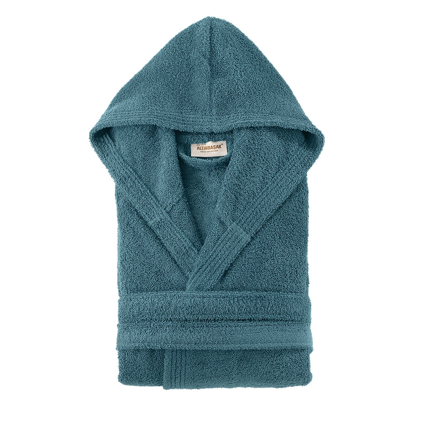 Rita %100 Pamuk Bornoz Petrol