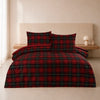 Rubino King Size %100 Pamuk Ranforce Nevresim Seti Kırmızı 57 Tel (3 Parça)