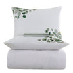Salvia Çift Kişilik %100 Pamuk Ranforce Nevresim Takımı Beyaz 57 Tel (4 Parça)