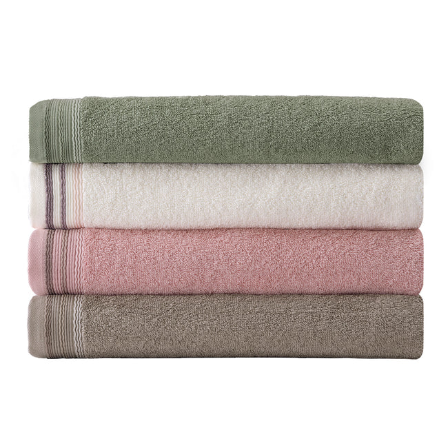 Selinda %100 Pamuk 4'lü Banyo Havlusu Seti
