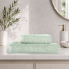 Lavenza %100 Pamuk Jakarlı 2'li Banyo Seti Mint 50x90/90x150