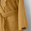Valora 100% Cotton Women's Slim Fit Bathrobe Mustard (S)
